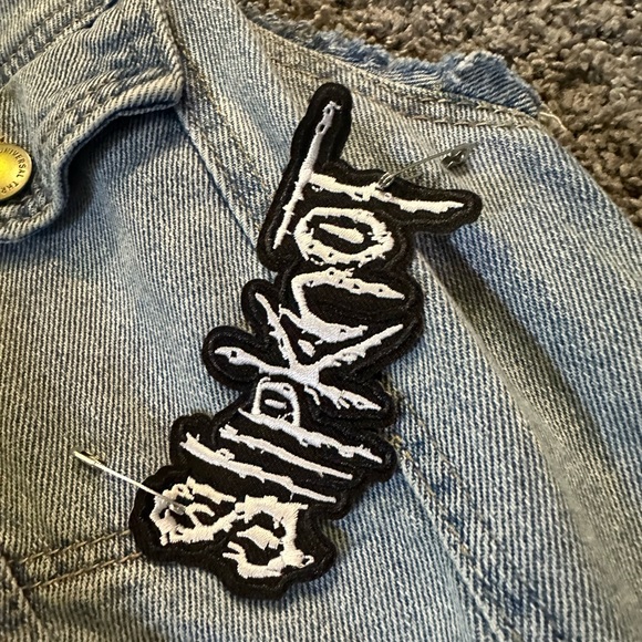 Hand stitched Jean jacket ROCK - Picture 4 of 5